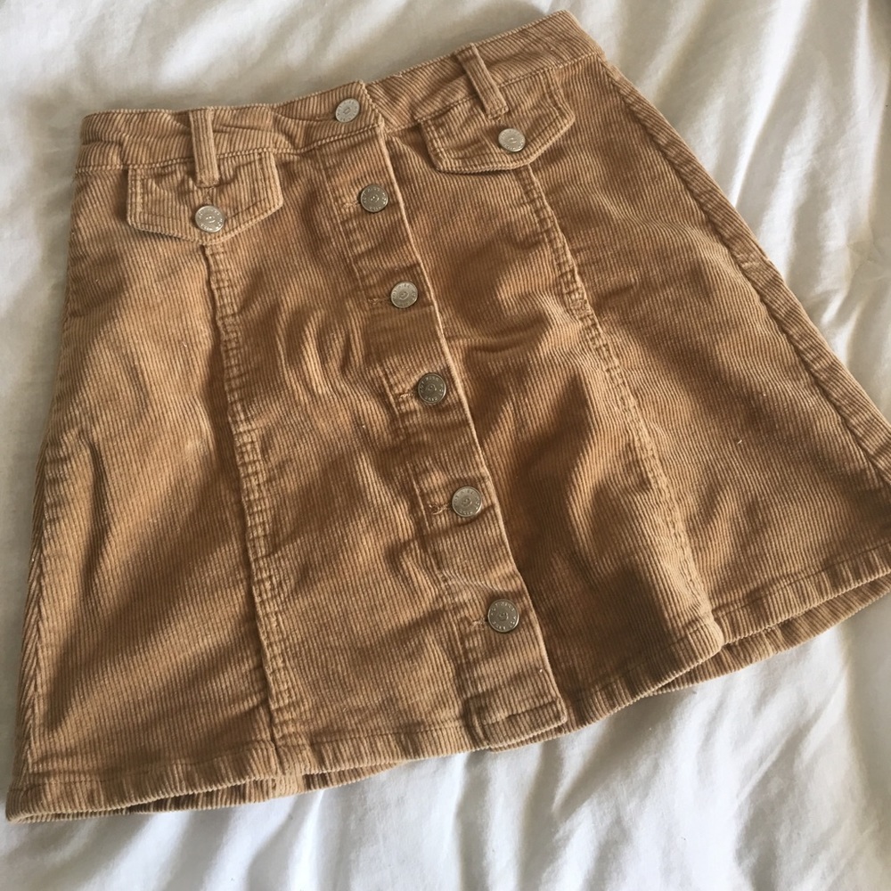 Button Down Skirt [ OUT OF STOCK]